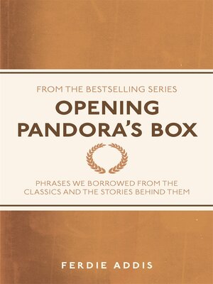cover image of Opening Pandora's Box
